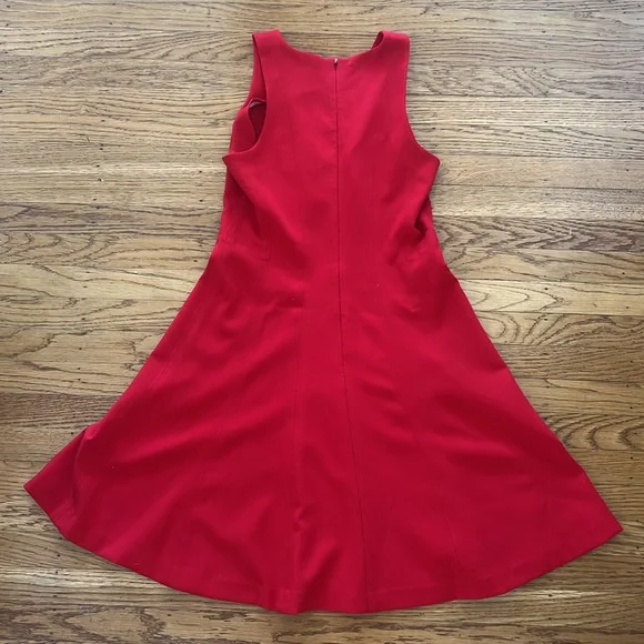 Banana Republic Red Fit & Flare Dress 🔥 - Picture 4 of 4